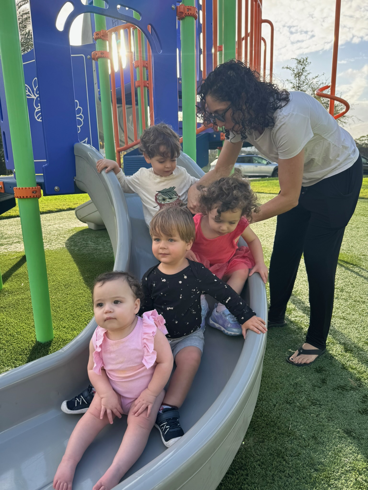 Barrie at playground